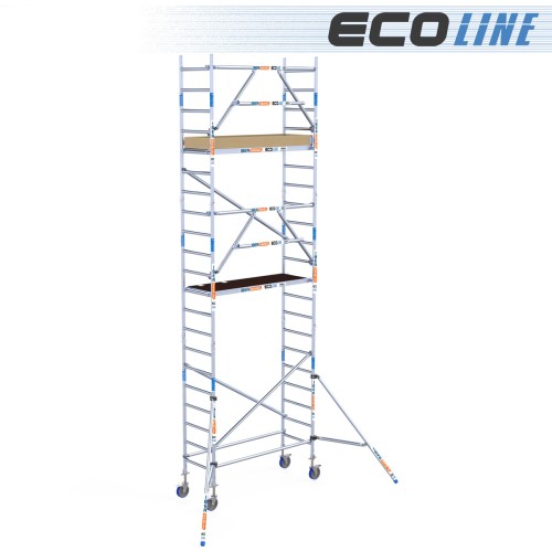 Torre Andamio Eco EXTRA 75x190 - 7,20 m Altura de trabajo