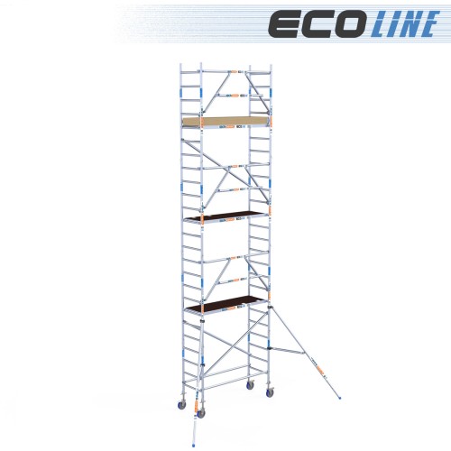 Torre Andamio Eco EXTRA 75x190 - 8,20 m Altura de trabajo