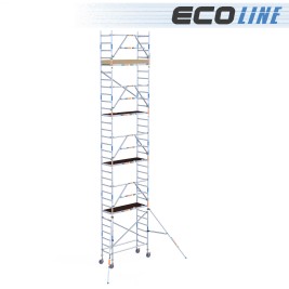 Torre de Andaime Eco EXTRA 75x190 - 10,20 m Altura de trabalho 2