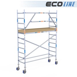 Torre de andaime Eco EXTRA 75x250 - 4,20 m de altura de trabalho 2