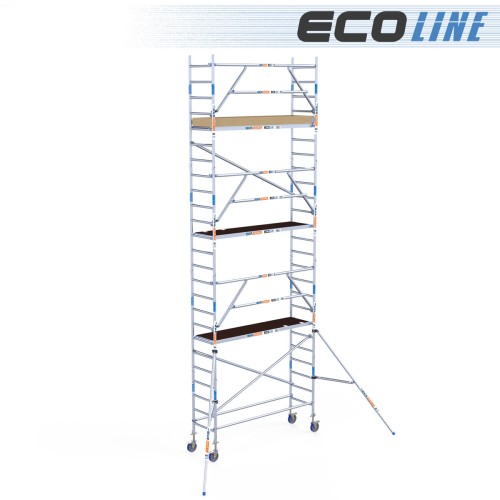 Torre Andamio Eco EXTRA 75x250 - 8,20 m Altura de trabajo