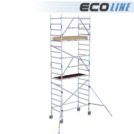 Torre de Andaime Eco EXTRA 90x190 - 6,20 m Altura de trabalho 2
