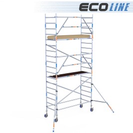 Torre de andaime Eco EXTRA 90x250 - 6,20 m de altura de trabalho 2
