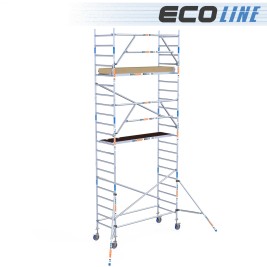 Torre de andaime Eco EXTRA 90x250 - 7,20 m de altura de trabalho 2