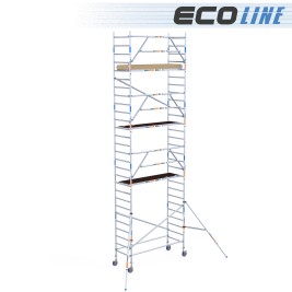 Torre de andaime Eco EXTRA 90x250 - 9,20 m de altura de trabalho 2