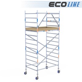 Torre de andaime Eco EXTRA 135x190 - 5,20 m de altura de trabalho 2