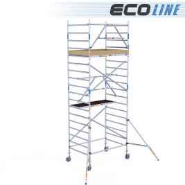 Torre de andaime Eco EXTRA 135x190 - 6,20 m de altura de trabalho 2