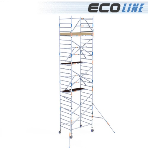Torre de andaime Eco EXTRA 135x190 - 9,20 m de altura de trabalho