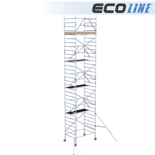 Torre de andaime Eco EXTRA 135x190 - 10,20 m de altura de trabalho