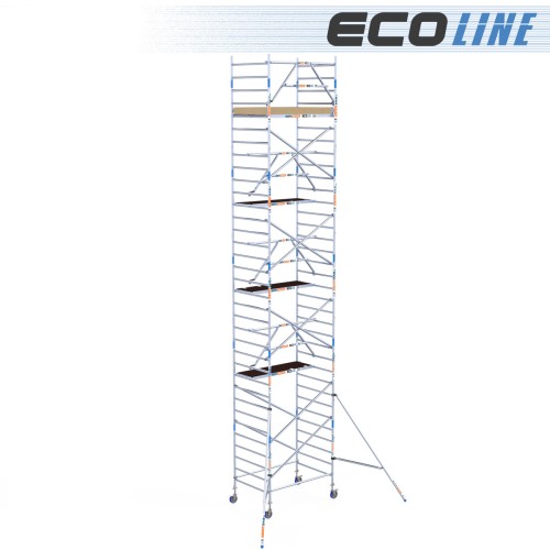 Torre de andaime Eco EXTRA 135x190 - 11,20 m de altura de trabalho