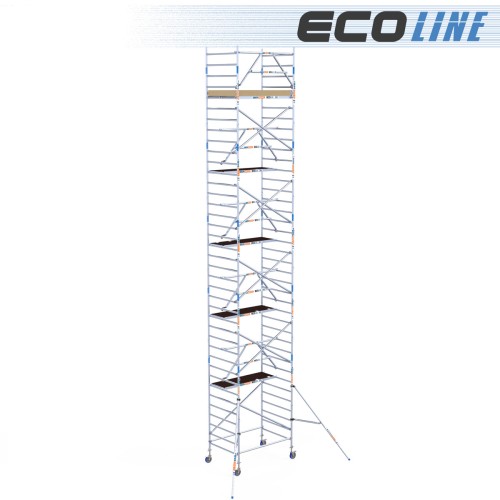 Torre de andaime Eco EXTRA 135x190 - 12,20 m de altura de trabalho