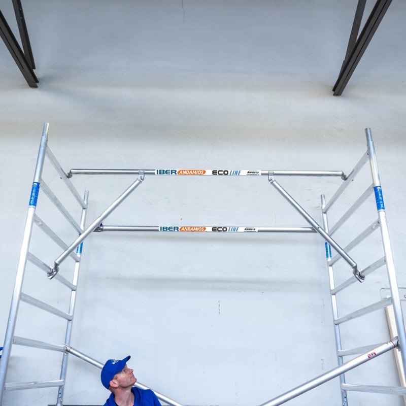 Torre de andaime Eco EXTRA 135x250 - 10,20 m de altura de trabalho