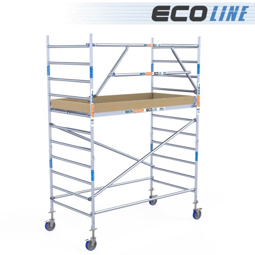 Torre de andaime Eco EXTRA 135x250 - 4,20 m de altura de trabalho