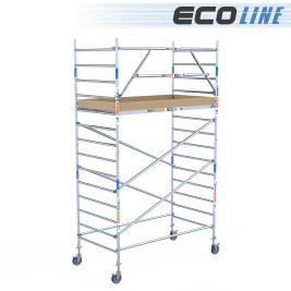 Torre de andaime Eco EXTRA 135x250 - 5,20 m de altura de trabalho 2