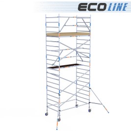 Torre de andaime Eco EXTRA 135x250 - 7,20 m de altura de trabalho 2