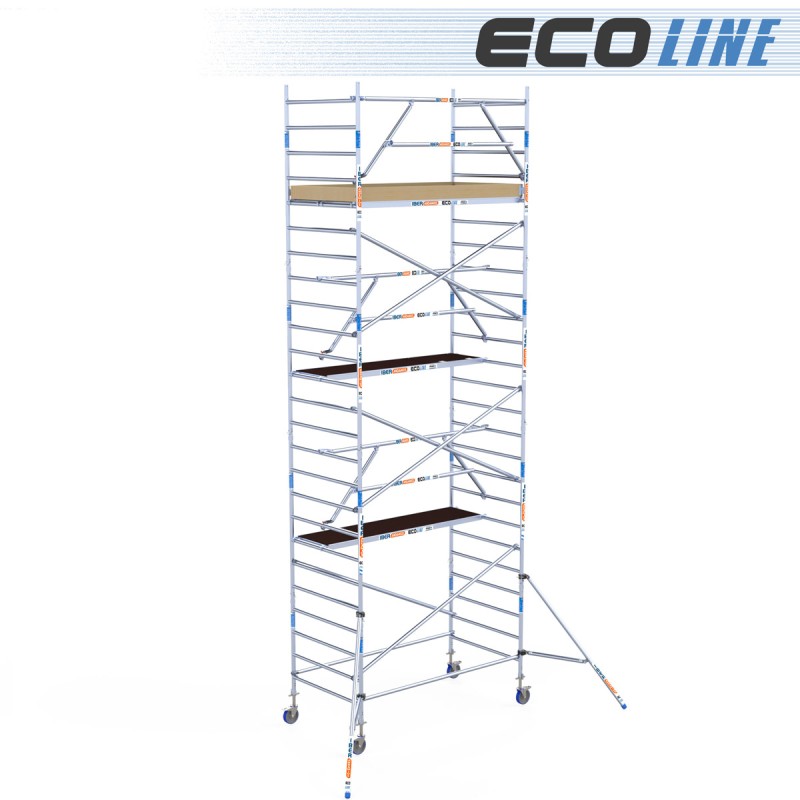 Torre de andaime Eco EXTRA 135x250 - 8,20 m de altura de trabalho