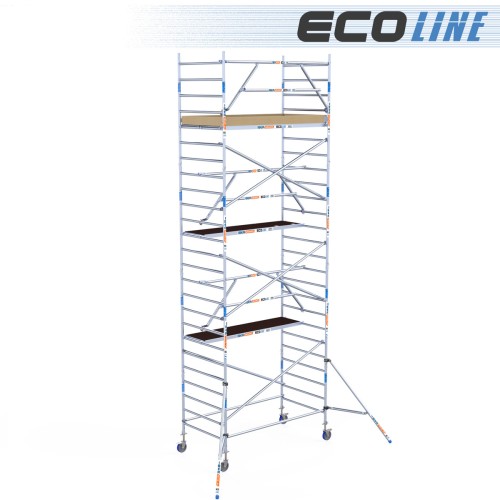 Torre de andaime Eco EXTRA 135x250 - 8,20 m de altura de trabalho