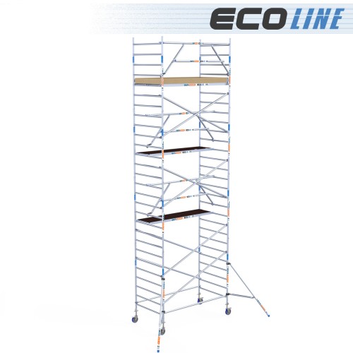 Torre Andamio Eco EXTRA 135x250 - 9,20 m Altura de trabajo