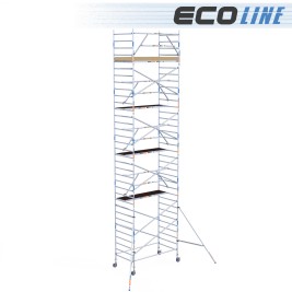 Torre EXTRA do andaime de Eco 135x250 - altura de trabalho de 11,20 m 2