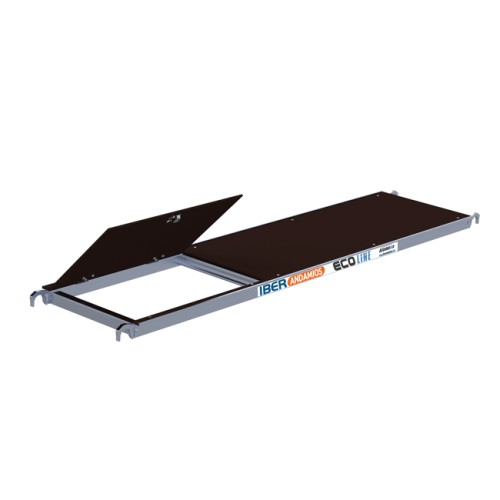 Plataforma ECO LINE con trampilla para torre de andamio 250 cms