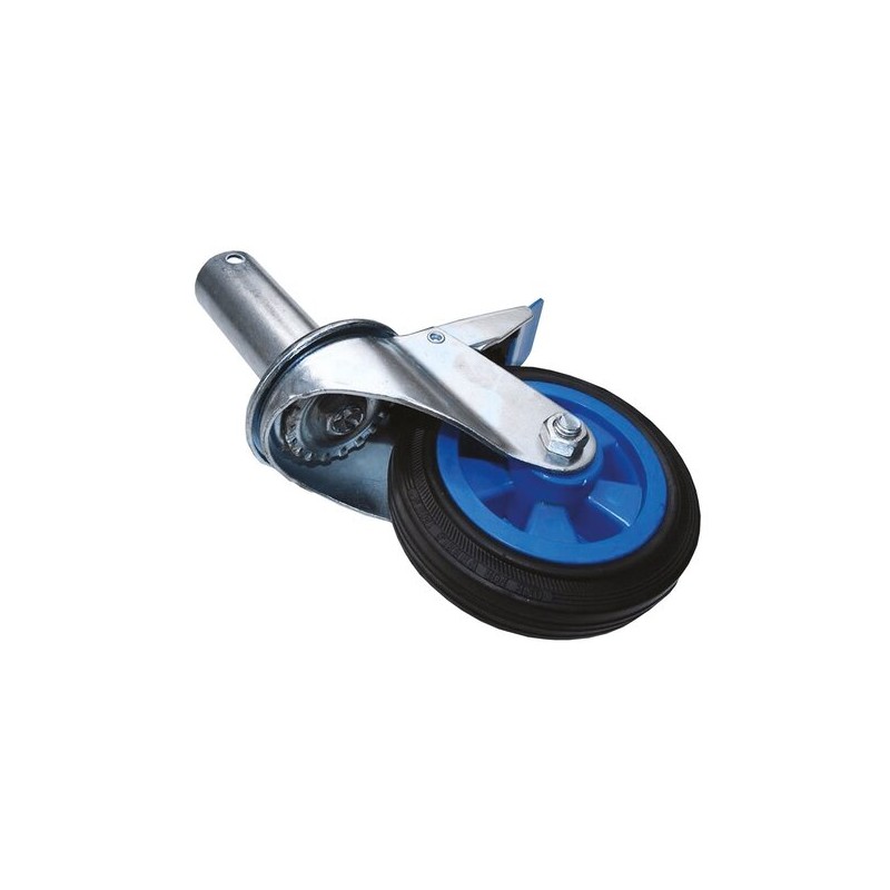 Rueda andamio plegable 150 mm. 180 kg para andamios plegables