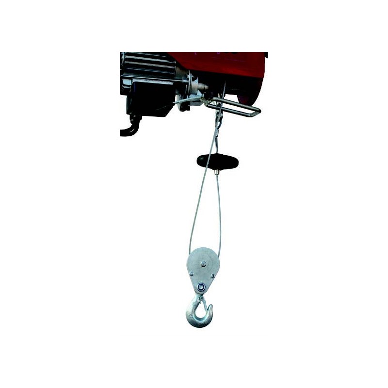 Elevador monofásico bricolaje con capacidad 100 Kg y altura de trabajo de 12 m