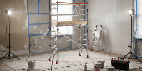Como montar andaimes para remodelações?